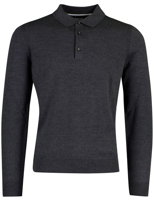 Poloshirt Brax grijs gebreid - Image 2