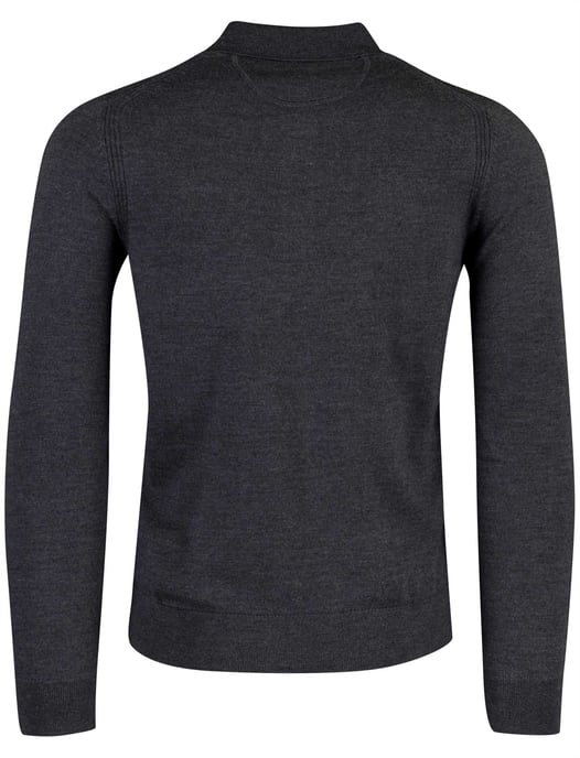 Poloshirt Brax grijs gebreid - Image 3