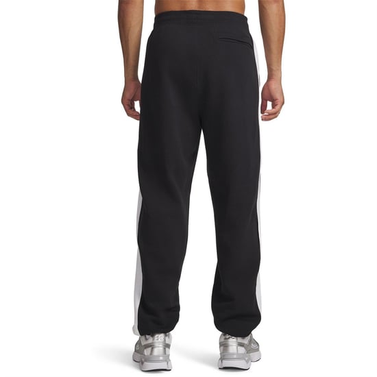 Men's Under Armour Riv Fleece N Pants in Black/White - Image 2