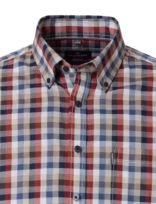 Overhemd Casa Moda Casual Fit rood - Image 3