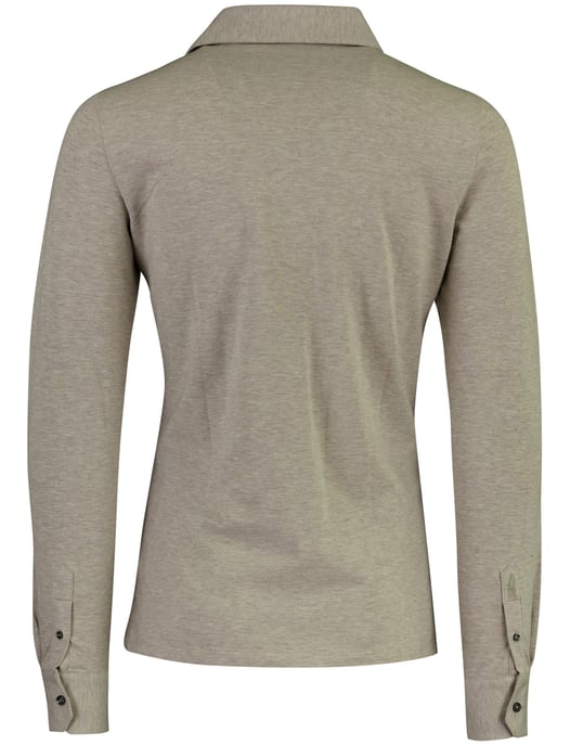 Poloshirts Cavallaro beige Camicia Polo LS - Image 2