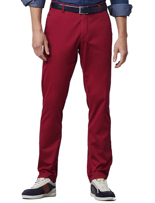 katoenen broek Meyer Bonn rood - Image 1