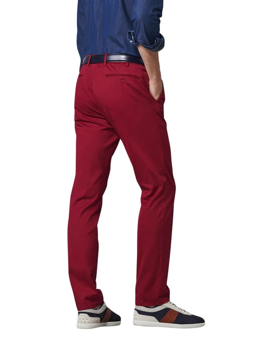 katoenen broek Meyer Bonn rood - Image 2