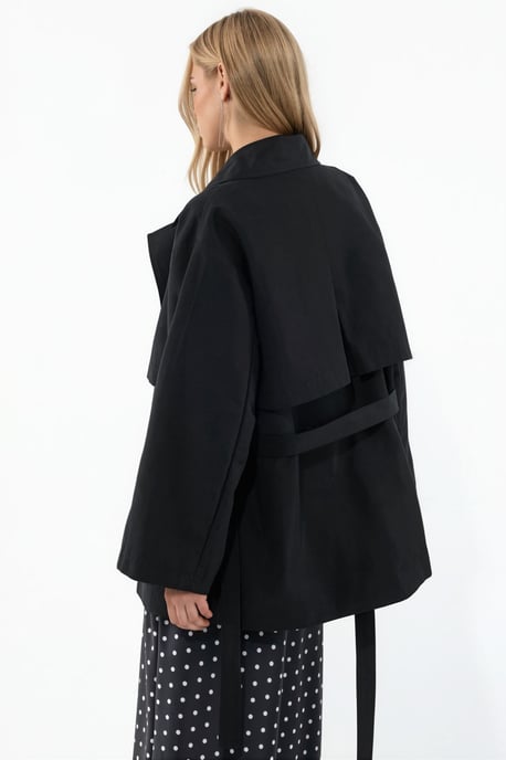 Dubbelzijdige Ceintuur Trenchcoat - Image 3