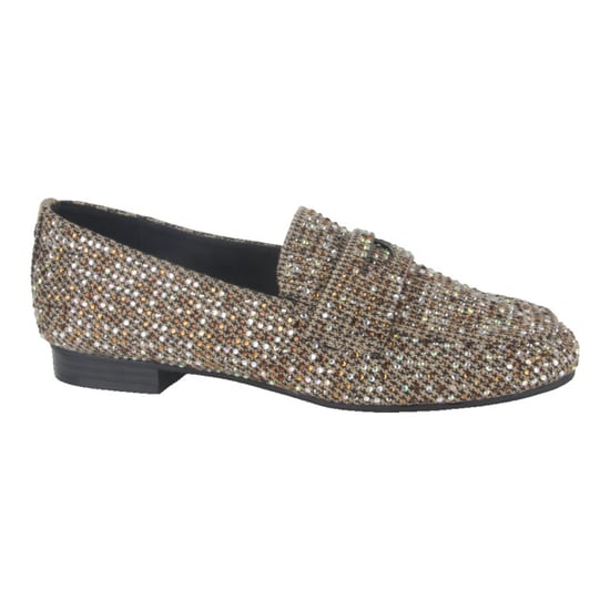 La Strada 2504653-4025 taupe dames instappers gekleed - Image 1