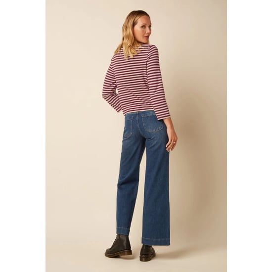 King Louie Boatneck yoke top chopito stripe - Image 3