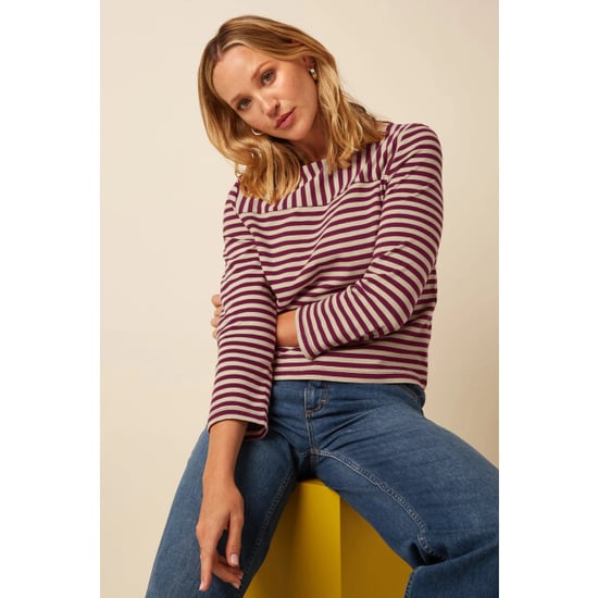 King Louie Boatneck yoke top chopito stripe - Image 4