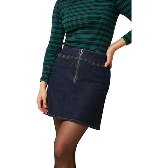 King Louie Olivia zip skirt muse denim - Image 1