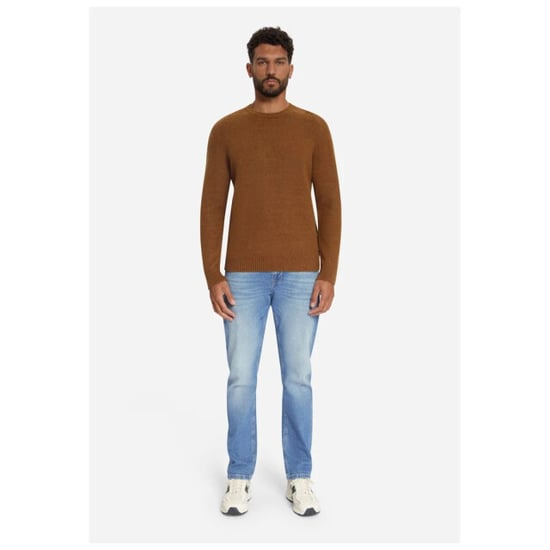 No Excess Pullover crew neck melange light we caramel - Image 2