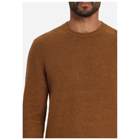 No Excess Pullover crew neck melange light we caramel - Image 5