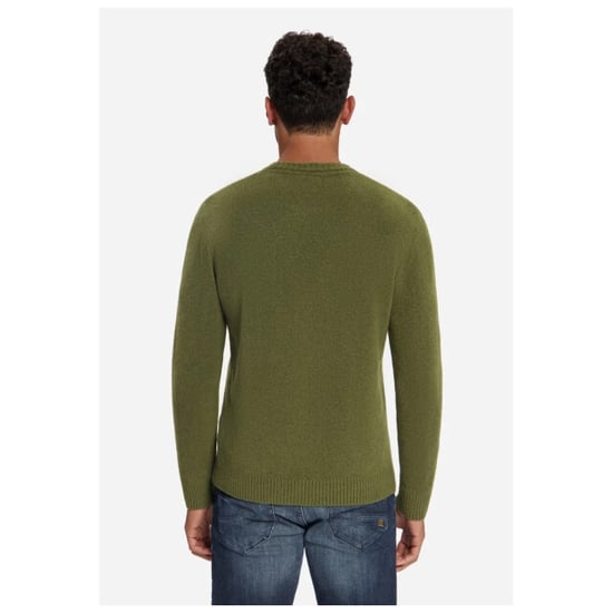 No Excess Pullover crew neck melange light we moss - Image 2