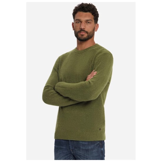 No Excess Pullover crew neck melange light we moss - Image 5