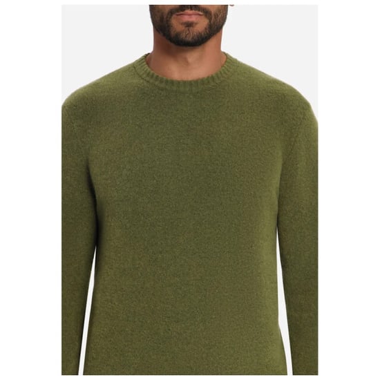 No Excess Pullover crew neck melange light we moss - Image 6