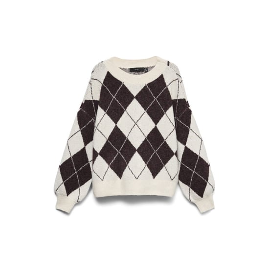 Vero Moda Vmdoffy jacquard trui met argyle patroon - Image 1