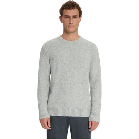 No Excess Pullover crew neck melange tweed lo grey melange - Image 1
