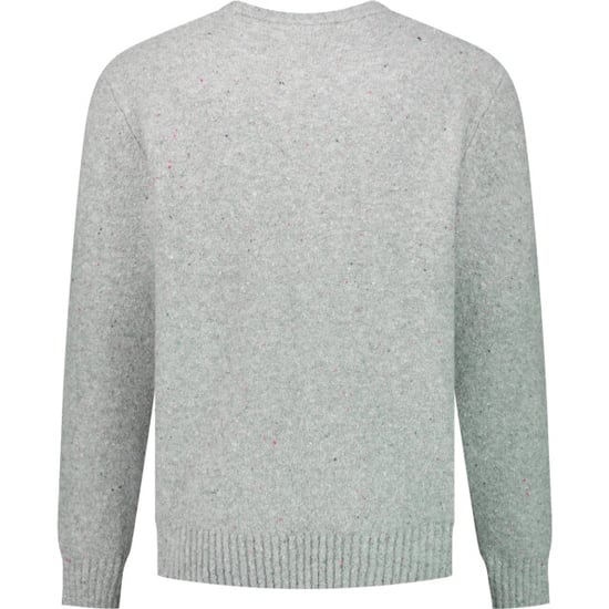 No Excess Pullover crew neck melange tweed lo grey melange - Image 4