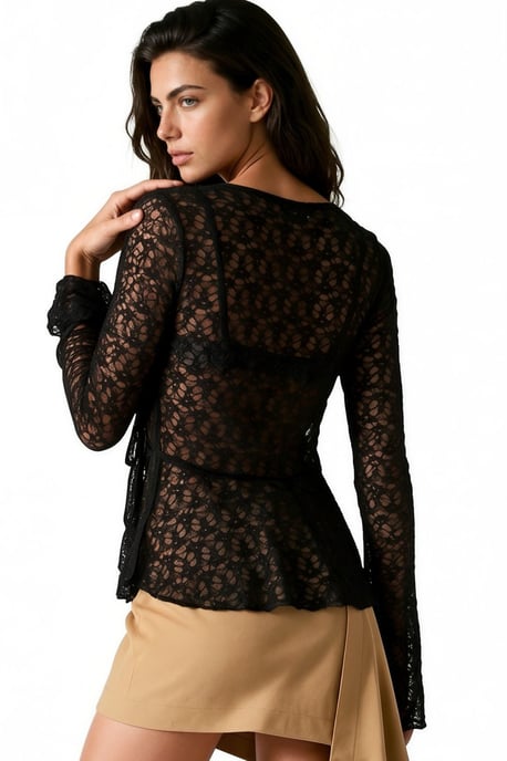 Polyamide Elastaan Blouse - Image 2