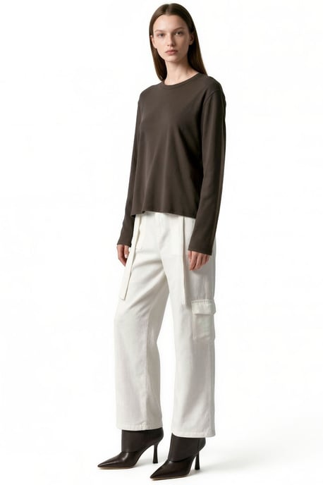 Cotton Stretch Blouse - Image 2