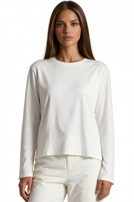 Cotton Stretch Blouse - Image 1