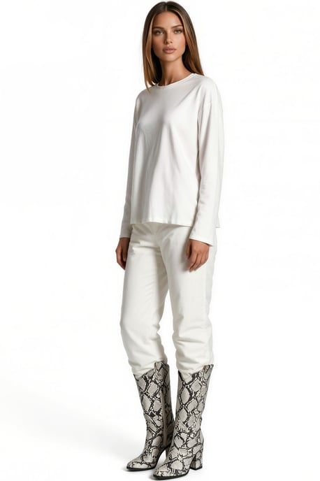 Cotton Stretch Blouse - Image 2