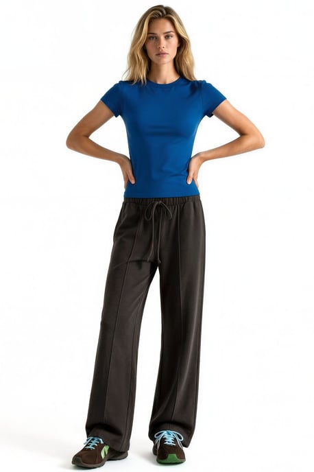 Dames Modal Blend Rechte Broek - Image 3