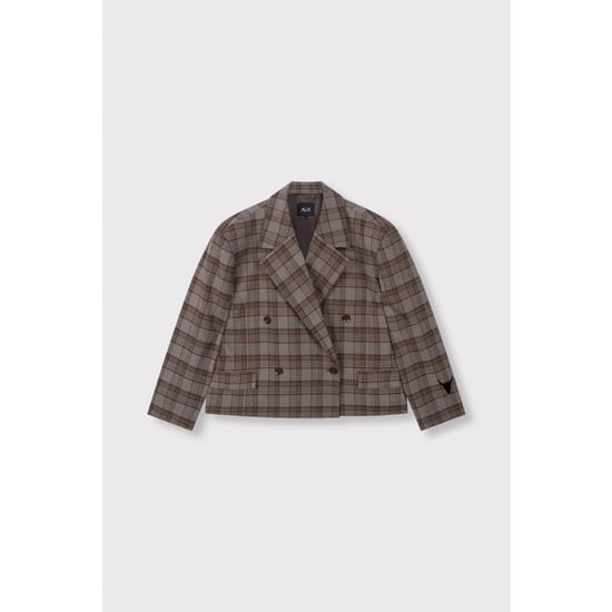 Alix The Label Cropped check blazer - - Image 1