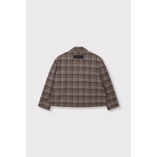 Alix The Label Cropped check blazer - - Image 2