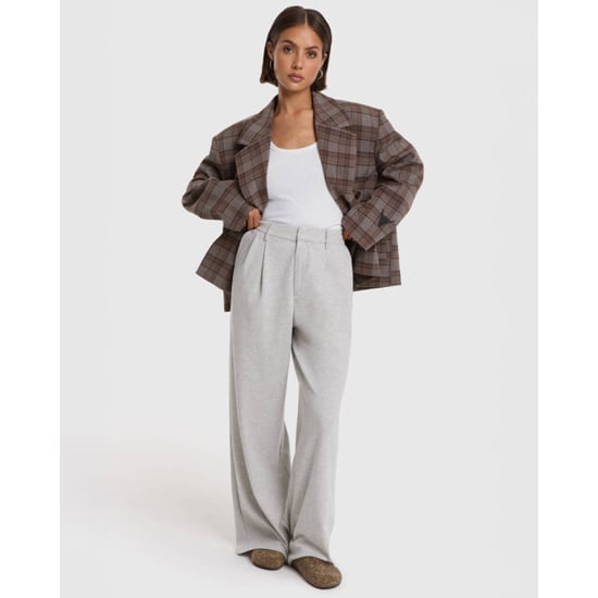 Alix The Label Cropped check blazer - - Image 4