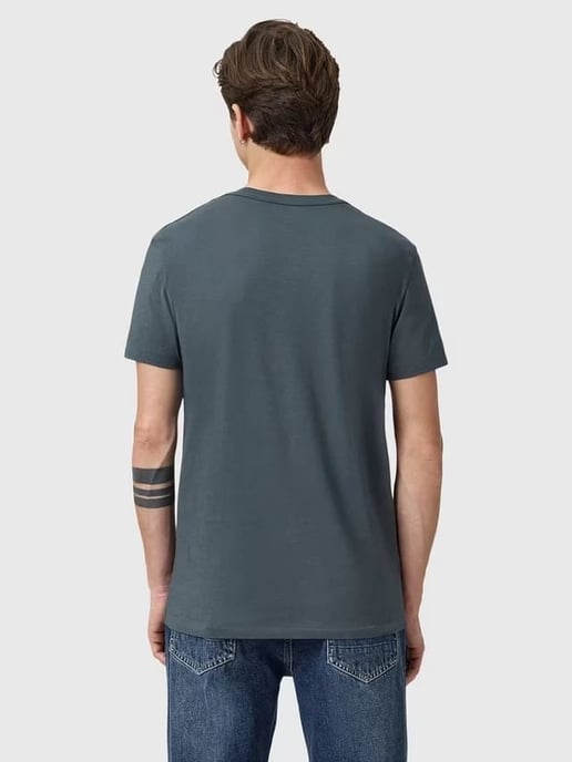 AllSaints Tonic Mens Petrol Blue T-Shirt - Image 3