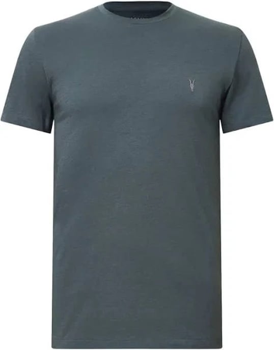 AllSaints Tonic Mens Petrol Blue T-Shirt - Image 4