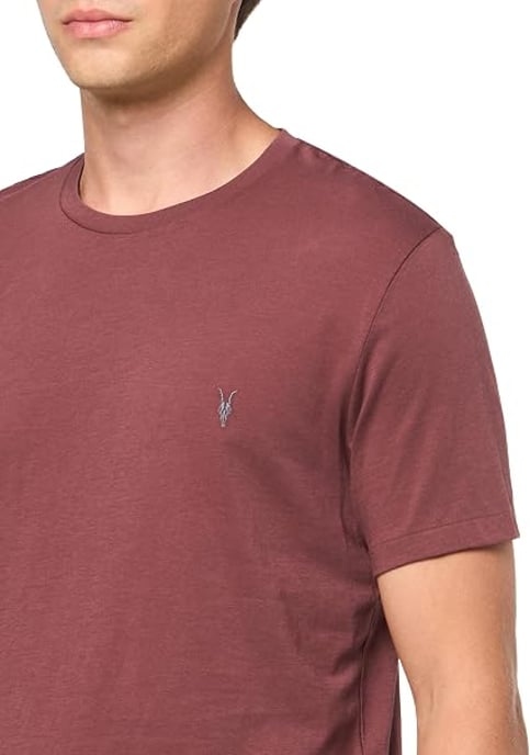 AllSaints Tonic Mens Moretti Red T-Shirt - Image 2