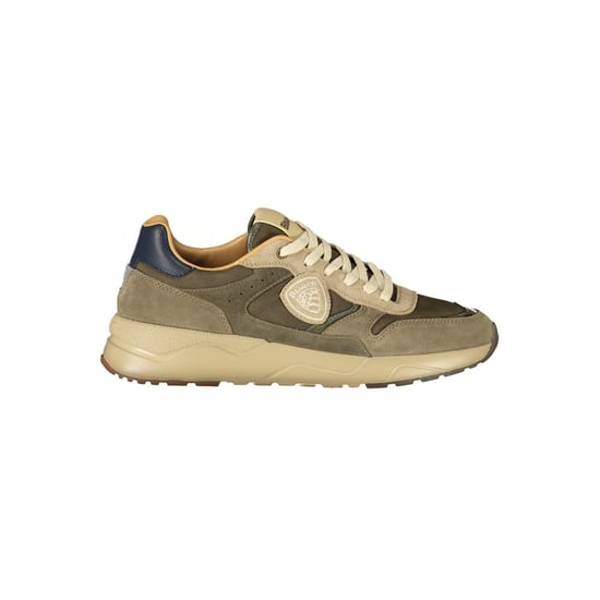 Blauer Groene Polyurethaan Sneakers voor Mannen - Image 1