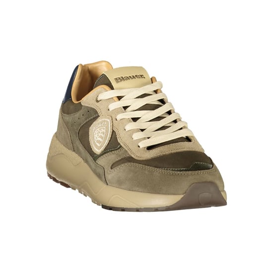 Blauer Groene Polyurethaan Sneakers voor Mannen - Image 2