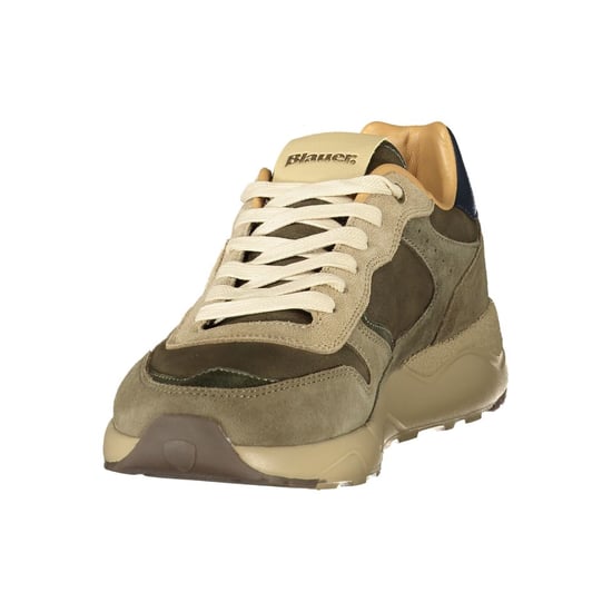 Blauer Groene Polyurethaan Sneakers voor Mannen - Image 3