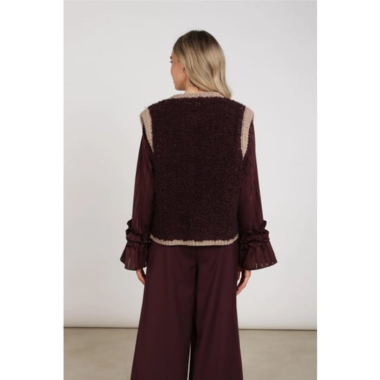Nukus lana nkf08031 396 cherry/taupe - Image 4