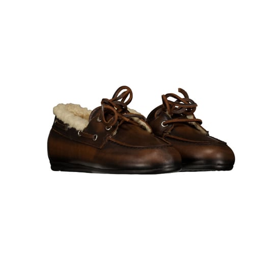 Posa Pw30 loafers boat loafer brushed fur leather - Image 2