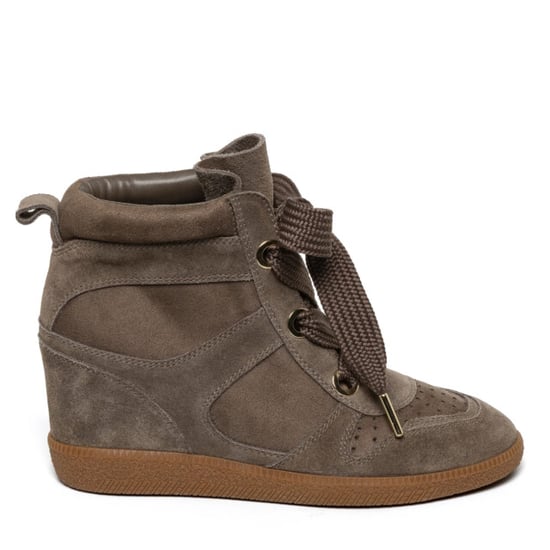 Steve Madden Mables taupe suede hoge sneakers dames - Image 2