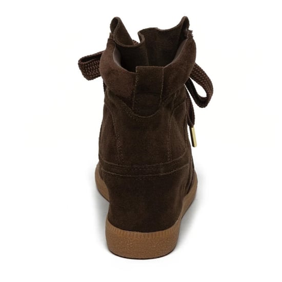 Steve Madden Mables brown suede hoge sneakers dames - Image 2