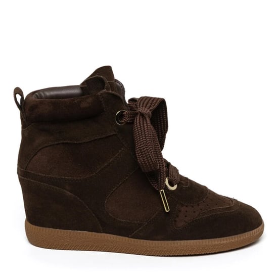 Steve Madden Mables brown suede hoge sneakers dames - Image 3