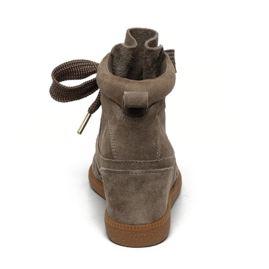 Steve Madden Mables taupe suede hoge sneakers dames - Image 5