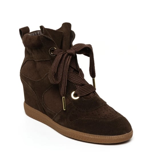 Steve Madden Mables brown suede hoge sneakers dames - Image 5