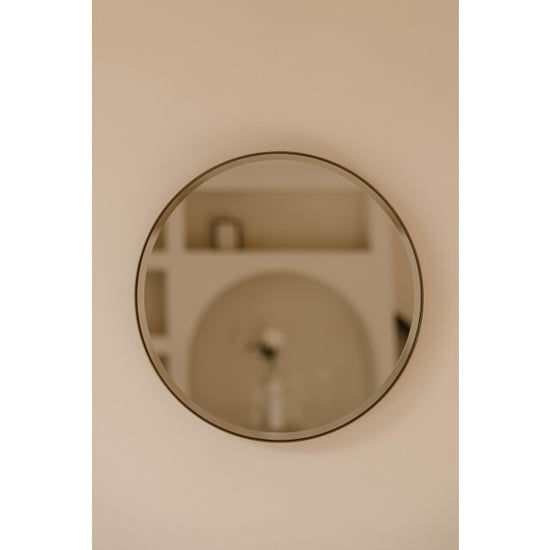 Indore Home ronde wandspiegel – spiegel met facet rand – 40 cm - Image 6
