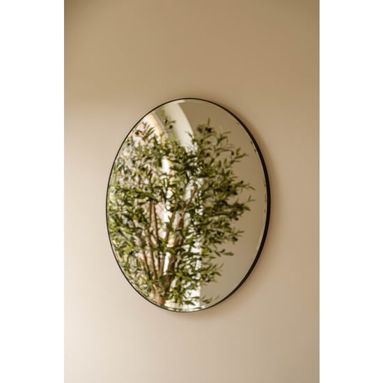 Indore Home ronde wandspiegel – spiegel met facet rand – 80 cm - Image 4