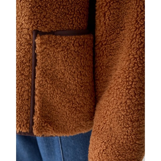 Summum 1s1312-12512 739 jacket bonded teddy cinnamon - Image 5