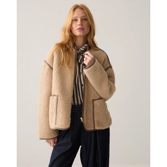 Summum 1s1312-12512 708 jacket bonded teddy light taupe - Image 5