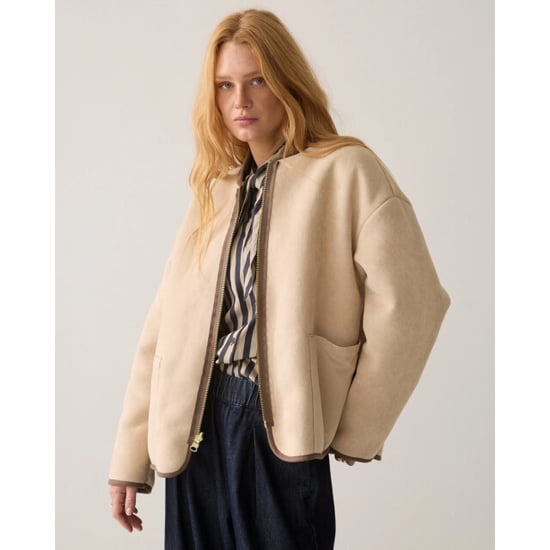 Summum 1s1312-12512 708 jacket bonded teddy light taupe - Image 6