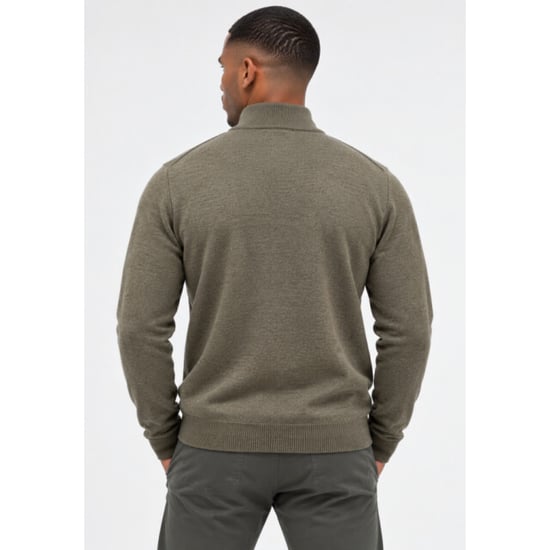 Lyle and Scott Kn2330v y356 half zip heren trui - Image 2