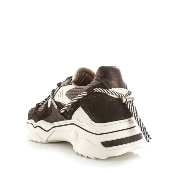 DWRS Label Jupiter corduroy drk brown lage sneakers dames - Image 3