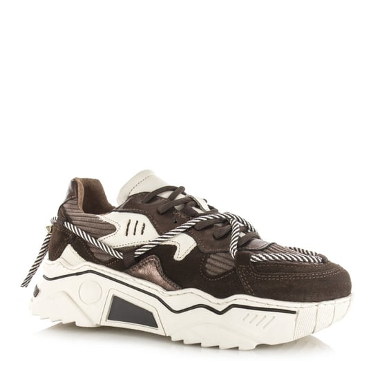 DWRS Label Jupiter corduroy drk brown lage sneakers dames - Image 4
