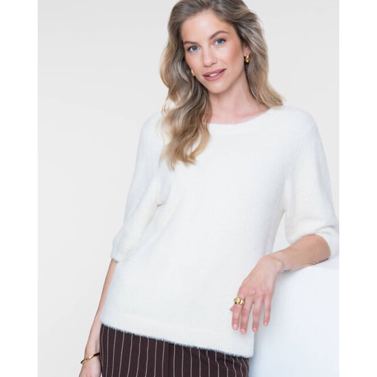 Geisha pullover hairy shortsleeves 64537-29 10 off-white - Image 4